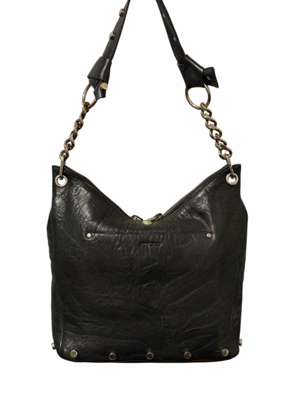 JIMMY CHOO Raven Hobo Shoulder Bag w/ COA - EUC - Picture 5 of 13